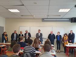 Visite de la Directrice académique à l’ESCR