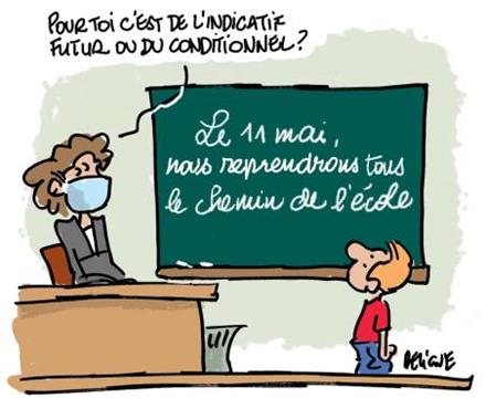 Réouvertures des écoles de l’enseignement catholique.